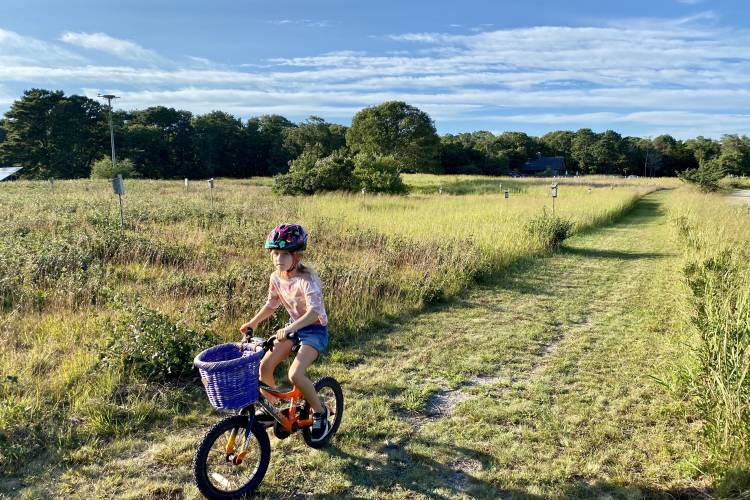 Biking At Felix Neck Martha's Vineyard