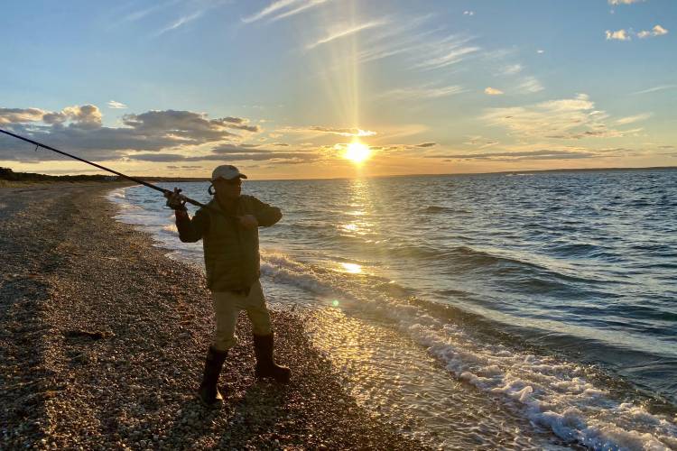 Fishing on Martha's vineyard 